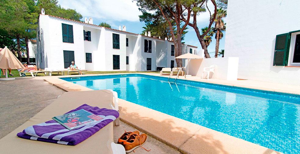 piscinas en Cala Blanca Menorca