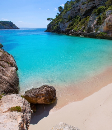 Cove of Cala Blanca Cala Blanca Menorca Apartments