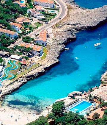 pool of Cala Blanca Cala Blanca Menorca Apartments